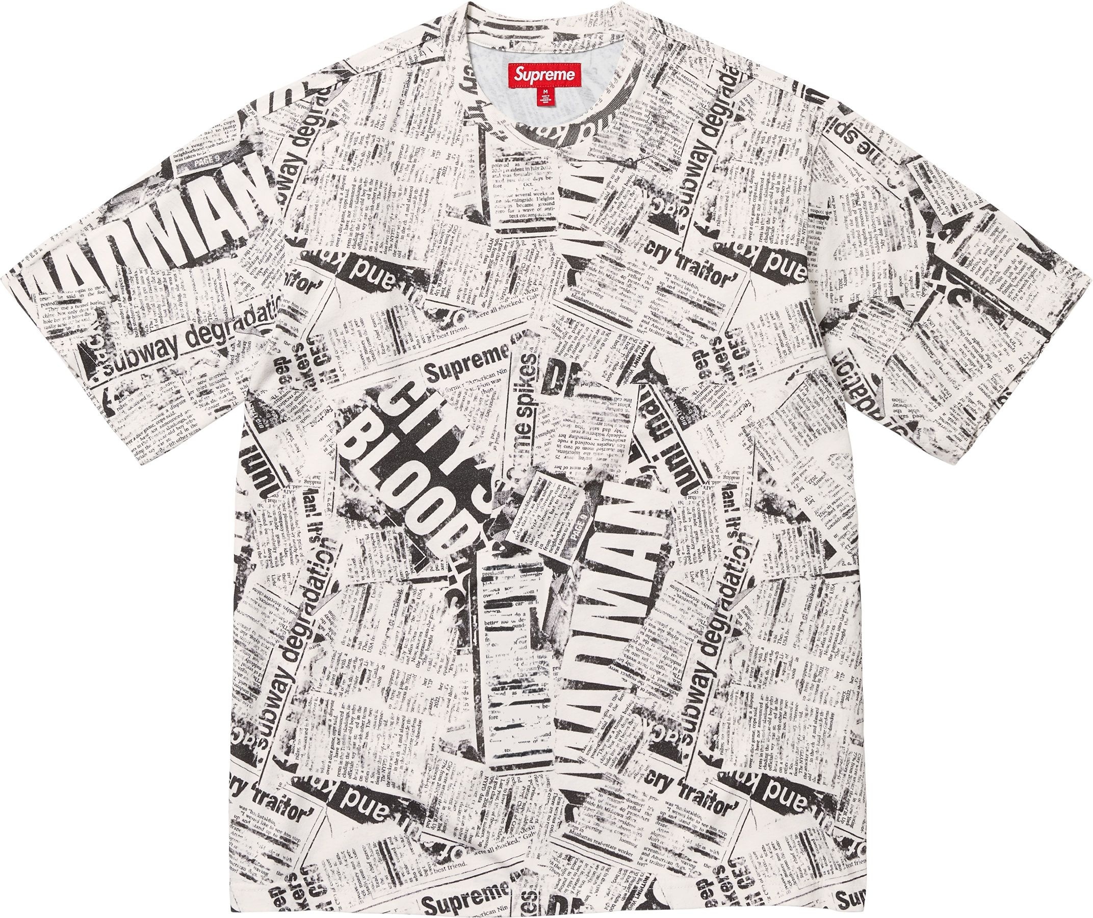 Newspaper S/S Top view 2